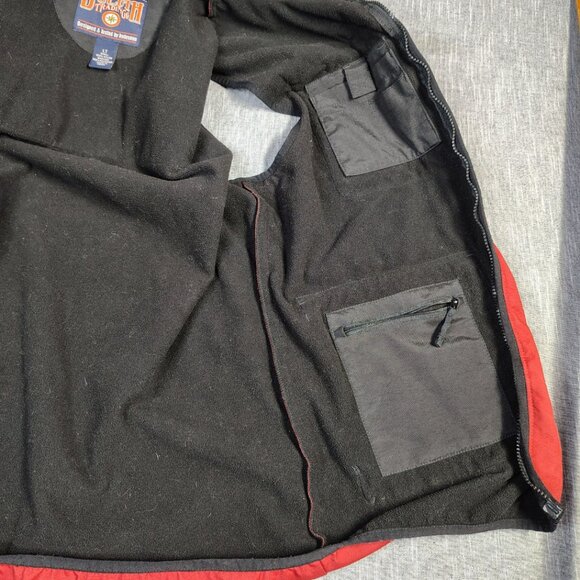 Duluth Trading Company Vest Men's Size Large Tall Fleece Lined Nylon Softshell - Picture 9 of 10